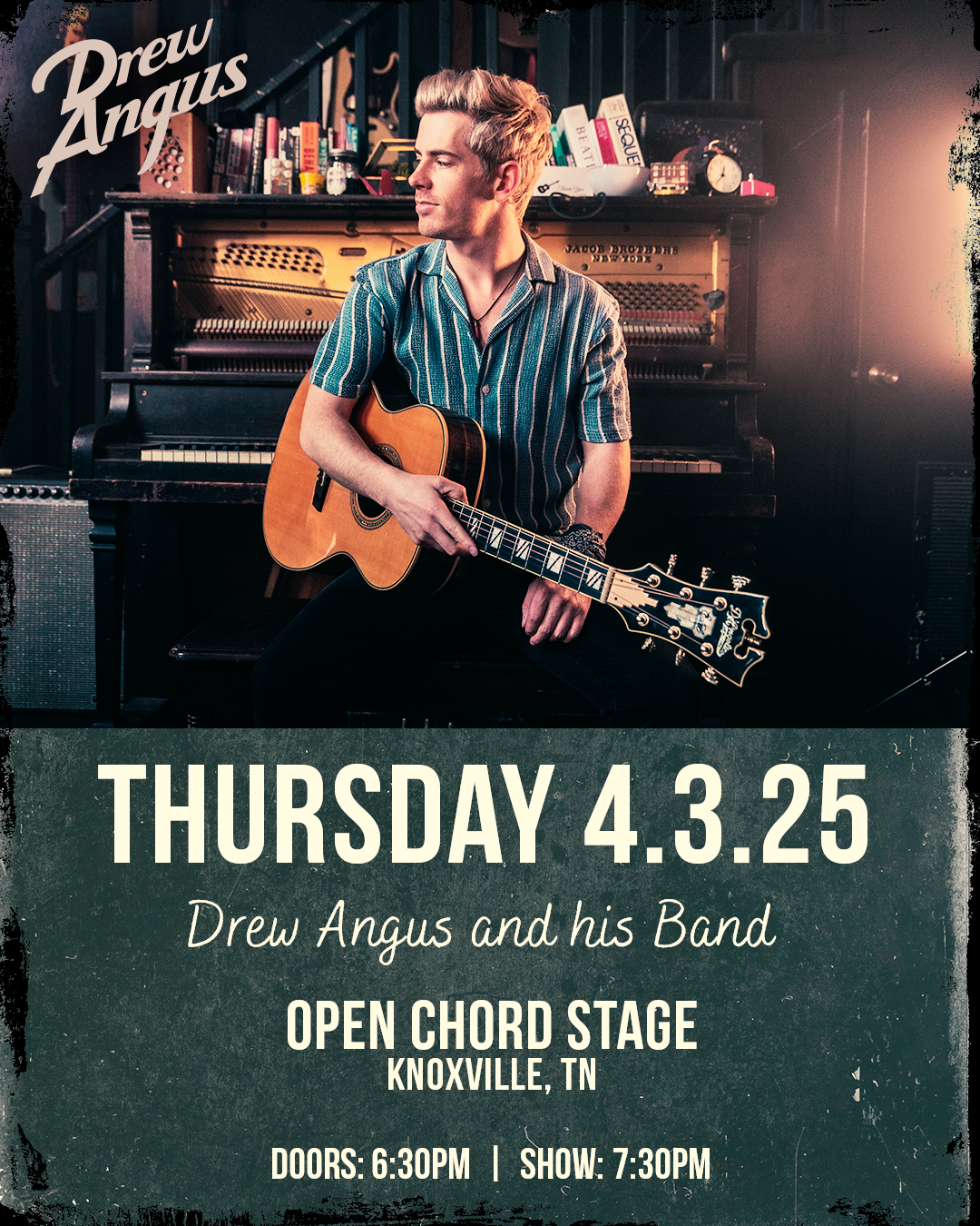 Drew Angus Band @ Open Chord Stage In Knoxville, TN