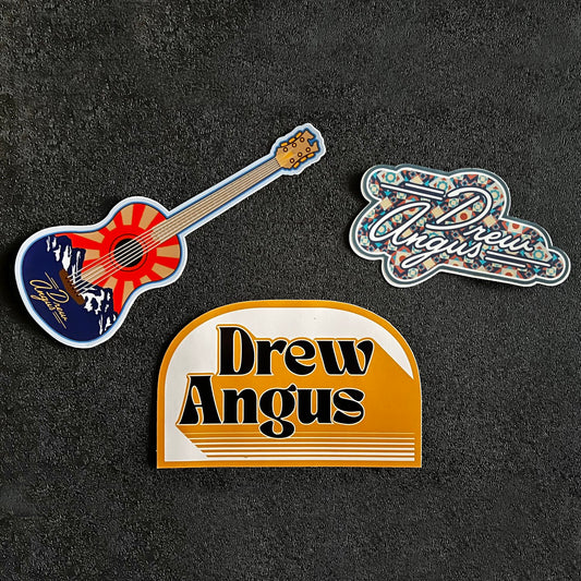 Drew Angus Stickers (3 Pack)